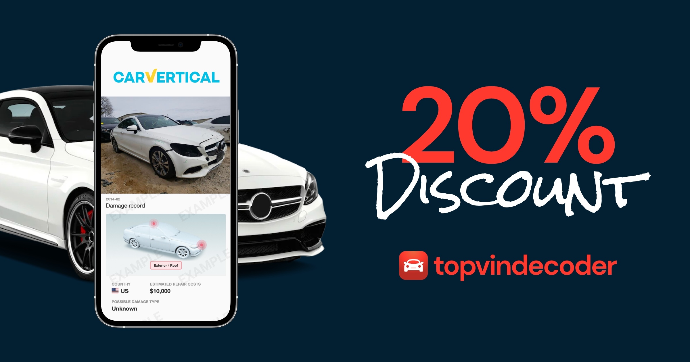 20% carVertical Discount - carVertical Promo Code - carVertical Coupon - topvindecoder.com